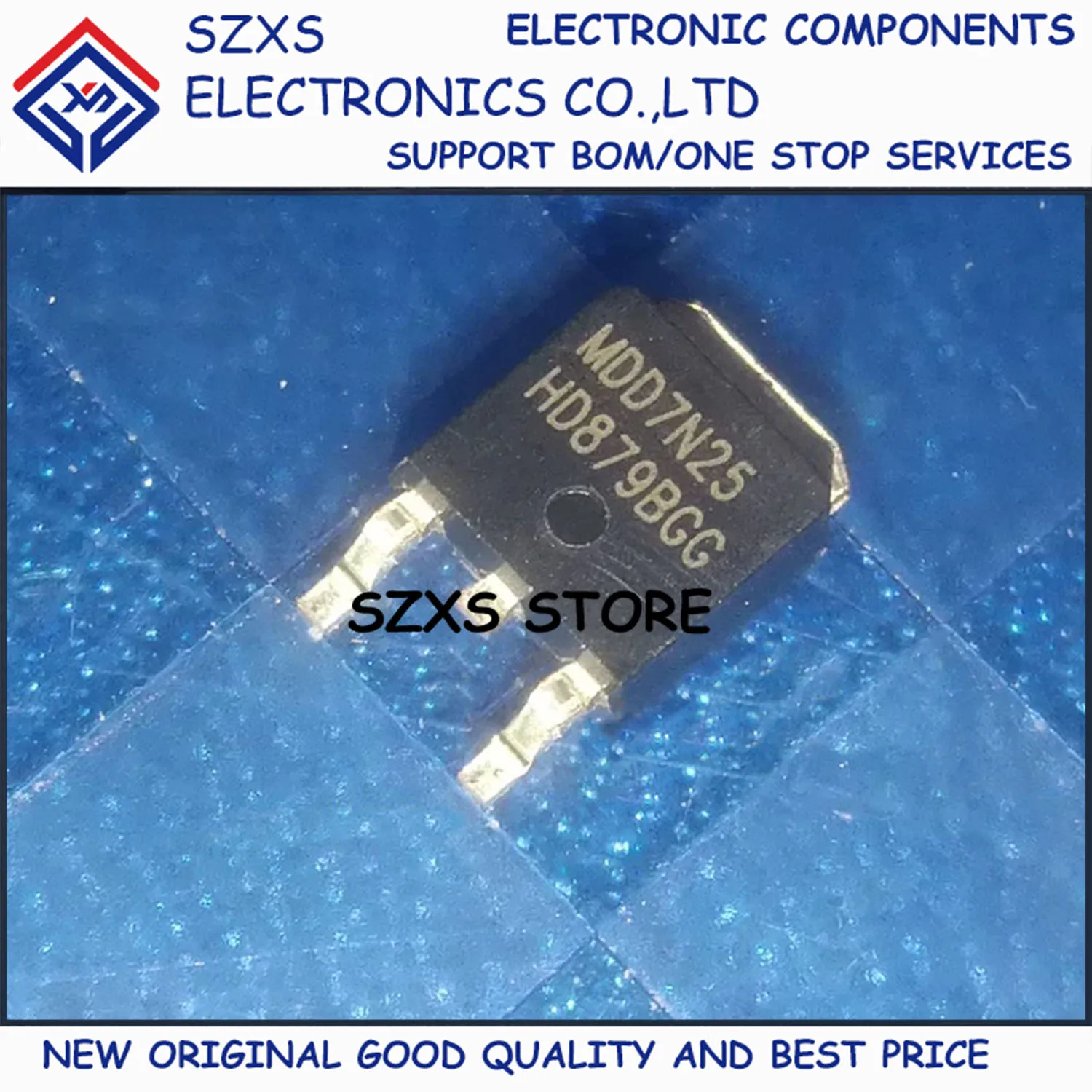 

New Original 20Pcs MDD7N25 MDD7N25RH TO-252 7V 250A MOSFET Field Effect Transistor In Stock Electronic Components Good Quality