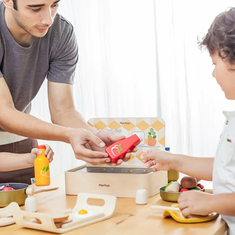 Baby Keuken Speelgoed Houten 3D Speelgoed Speelhuis Saus Fles Honing Levensechte Aardbei Massief Houten Simulatie Speelgoed Educatief Speelgoed Gift