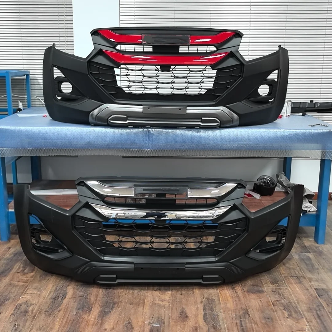 NEW ARRIVAL HOT SALE FACELIFT FRONT BUMPER UPGRADE BODY KIT FIT for ISUZU 2012 2016 2019 DMAX to 2024 DMAX LOOK DESIGN