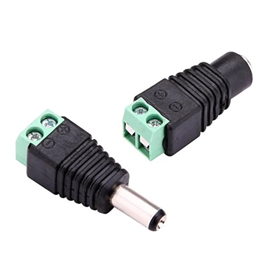 5pairs DC 12V Power Plug Adapter Connectors