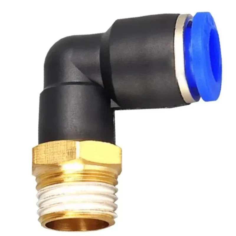 Tubo de encaixe pneumático do ar, empurrar no conector, compressor da liberação rápida, PC, PCF, PL, PLF, M5, 1/8 \