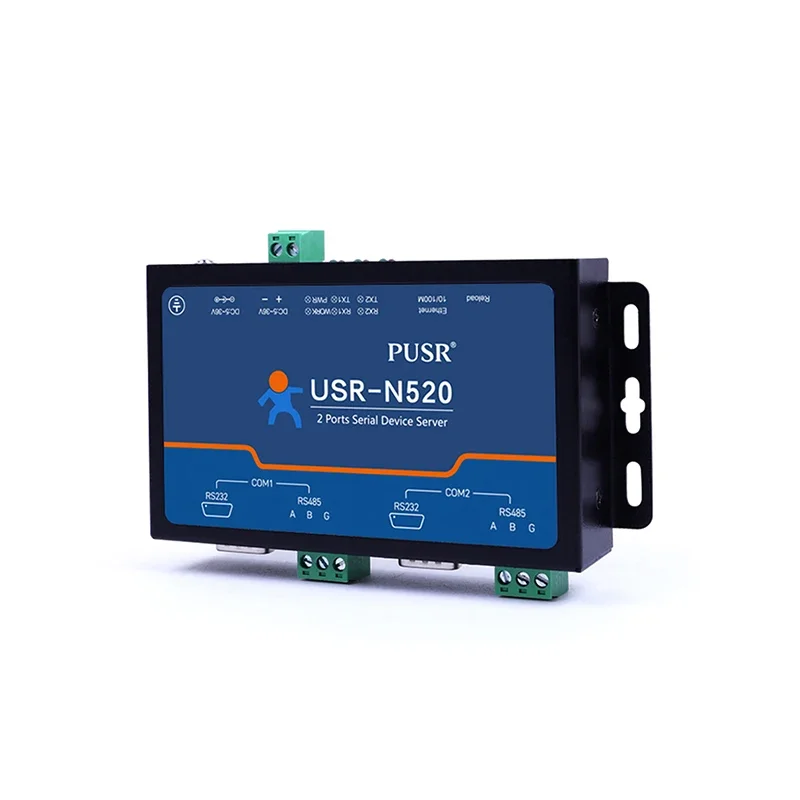 

USR N520 H7-4 Version Dual Port RS232 RS485 to tcp/ip Gateway modbus rtu Serial to Ethernet Converter serial service server