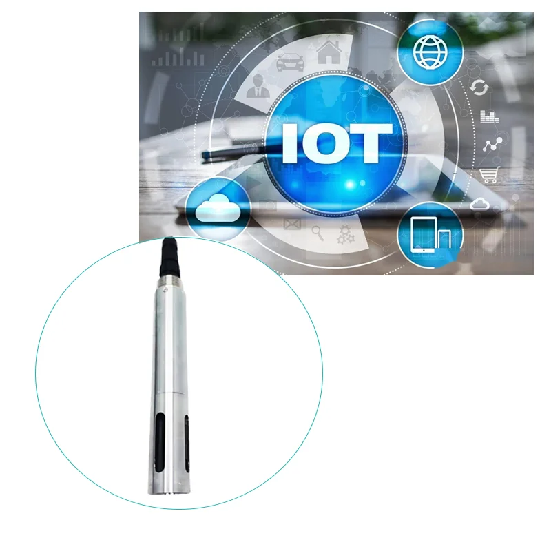 

Lorawan Oem Stainless Steel Ammonia For Water Nh4 Meter Rs485 Communication Iot Ammonium Ion Sensor