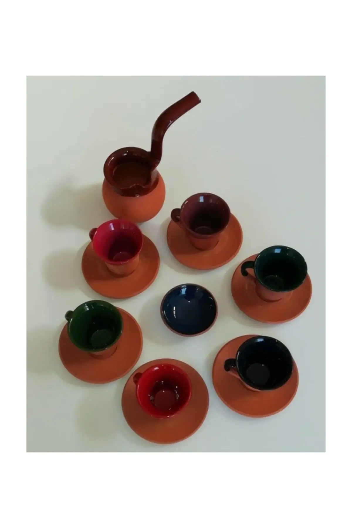 

DOLBOVI coffee pot colored pottery soil cup set