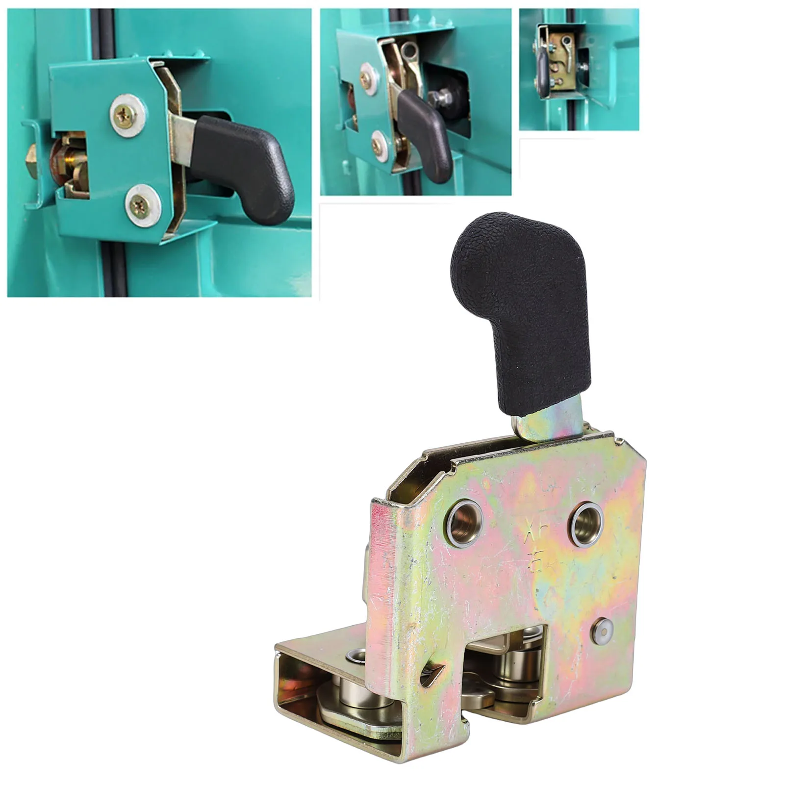 Forklift Door Handle Lock Kit Universal Multifunctional Heavy Duty Tractor Metal Door Handle Lock Latch Kit