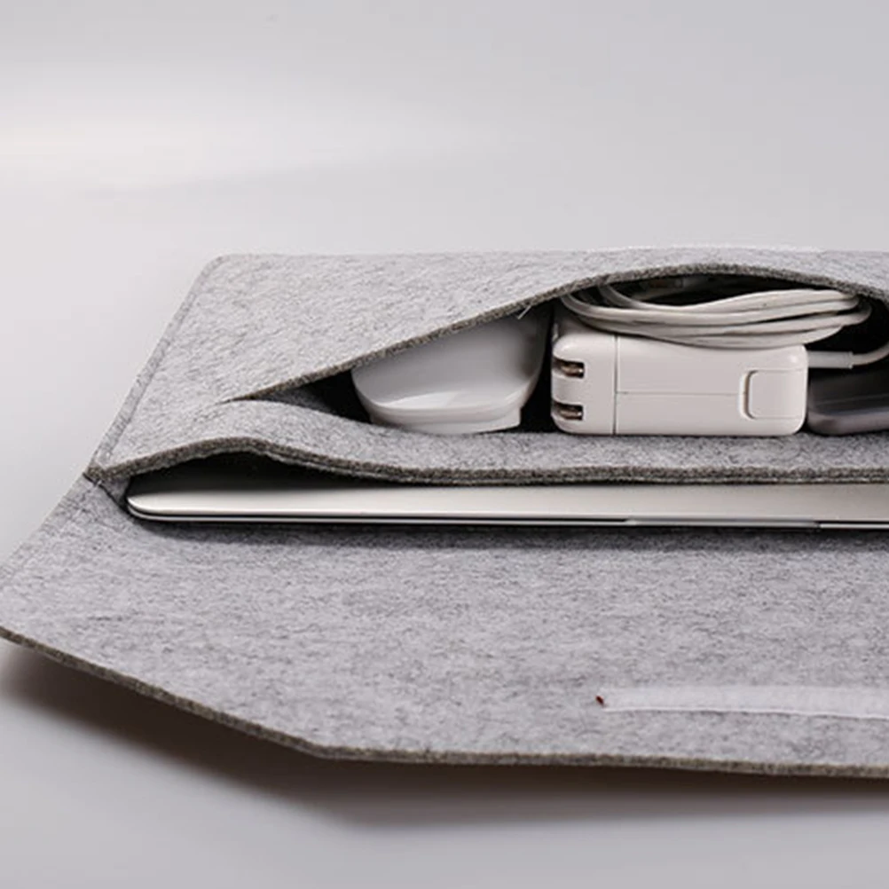 

1PC Portable Laptop Handbag Fashionable Computer Storage Bag with Soft Lining for Notebook and Tablet
