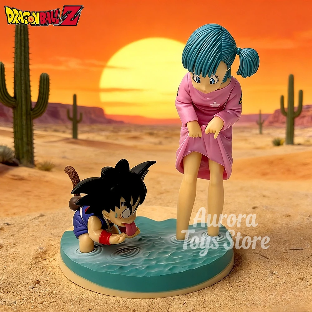 16 cm/6,3 in Anime Dragon Ball Z Figur Goku Bulma Action-figuren Pvc Statue Desktop Ornamen Sammlung Modell Spielzeug geschenke