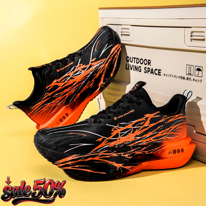 

﻿ Men Jogging Sports Shoes Carbon Plate Professional Running Shoes Cushioning Sneakers Male Outdoor Breathable Athletic Shoes