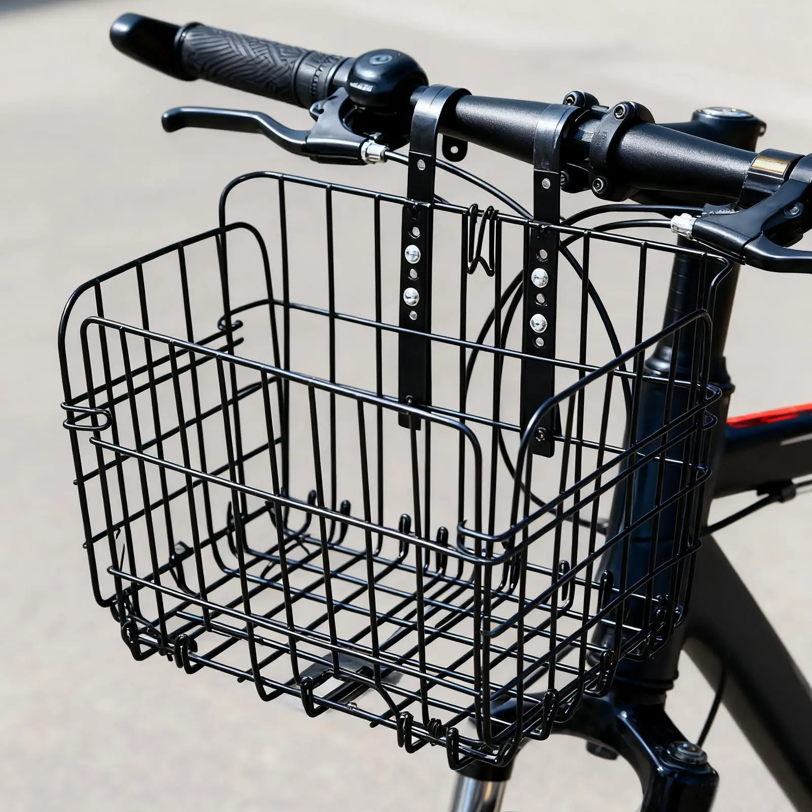 

Foldable Bike Basket Cycling Accessories Adjustable Rack Mountain Bike Basket Handlebar Mount Hook storage rack Bicycle bags