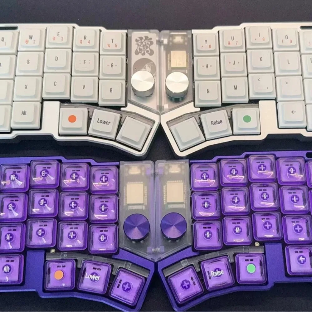 

LAK LCK Низкопрофильный набор колпачков для клавиш Custom PC Choc V2 54key 1353, тонкие механические колпачки для клавиш Cornix с перекрестной осью для переключателя MX