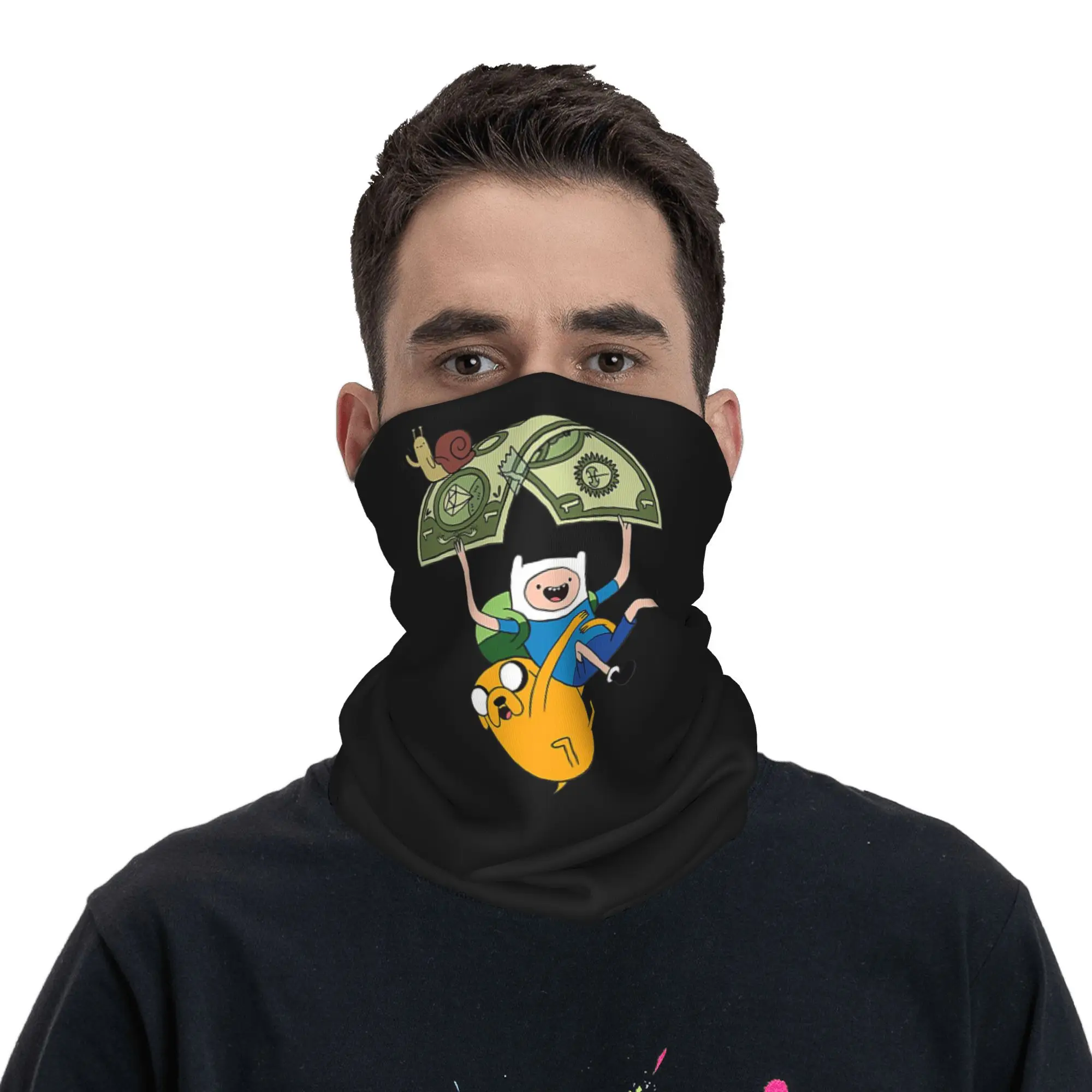 BMO ADVENTURE TIME CARTON NETWORK Collection Bandana Neck Cover Wrap Scarf Cycling Scarf Outdoor Sports Men Women Adult Washable