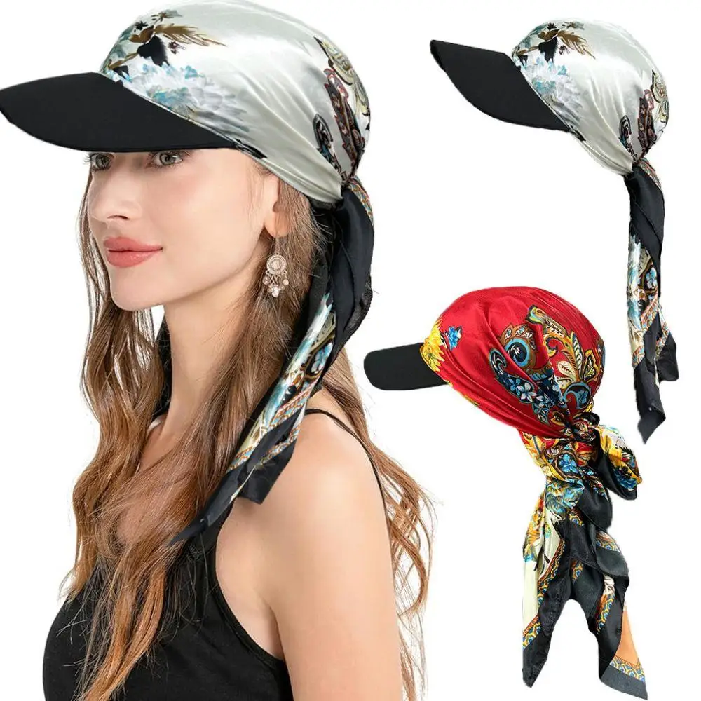 

Retro Scarf Headwraps Satin Bandana Head Hair Scarves Square Hairband Neck Scarfs Lady Fashion Print Kerchief Femme Head Scarf