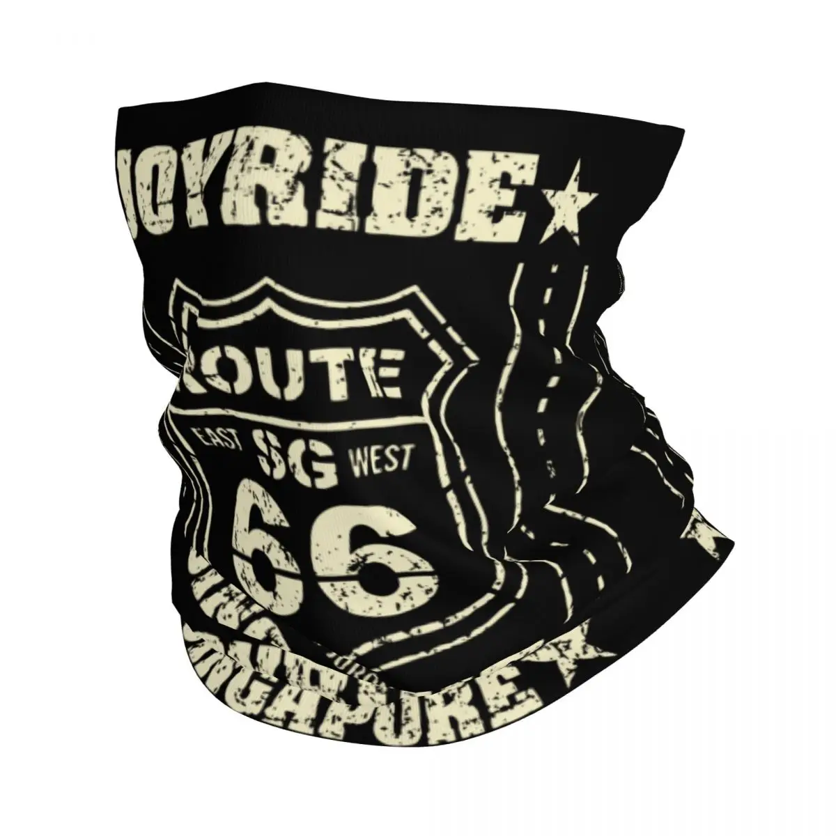 Rt66sg D03b2 Bandana Nek Gaiter Route 66 Moeder Weg Amerikaanse Masker Sjaal Multifunctioneel Gezichtsmasker Vissen Unisex Wasbaar