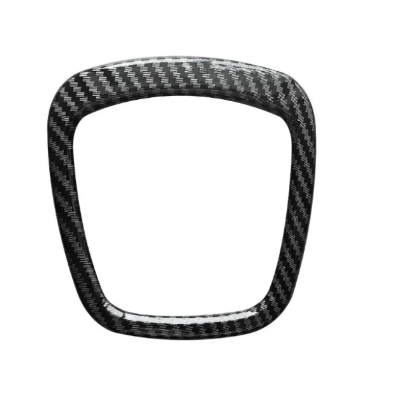 ألياف الكربون/لمعان أسود عجلة توجيه سيارة حلقة الكسوة ملصق غطاء الديكور لأودي A4 B6 B7 B8 A6 C6 A5 Q7 Q5 A3 8P S3