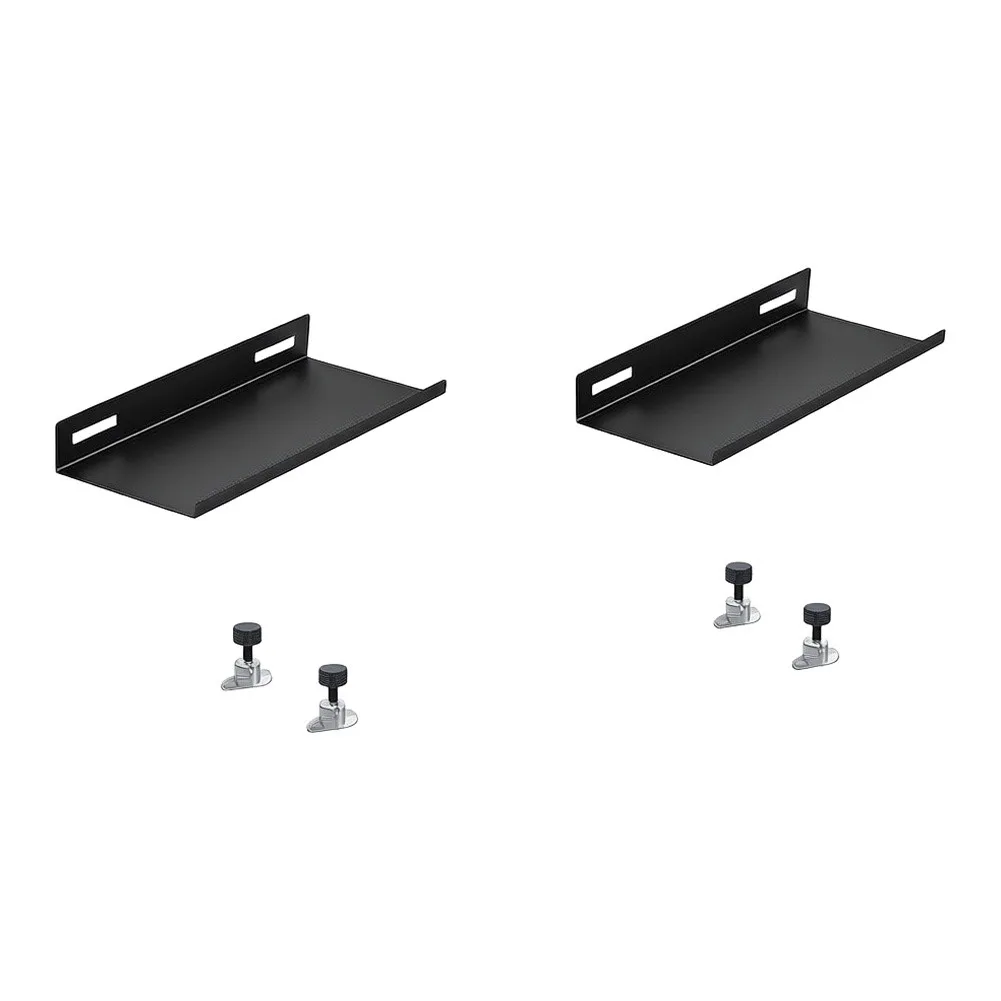 For Durable No Drill Acoustic Panel Shelf Repositionable Floating Wall Mount Rack Damage Free Display Storage For Room Decor