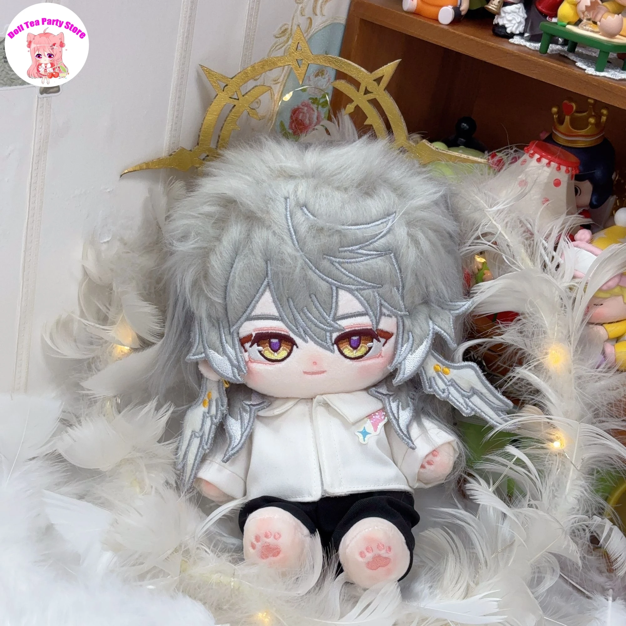 

Игра Sunday Honkai: Star Rail Series Красивая кавайная хлопковая кукла Скелет, игрушки для тела, подарок 20 см, плюшевые плюшевые фигурки, куклы