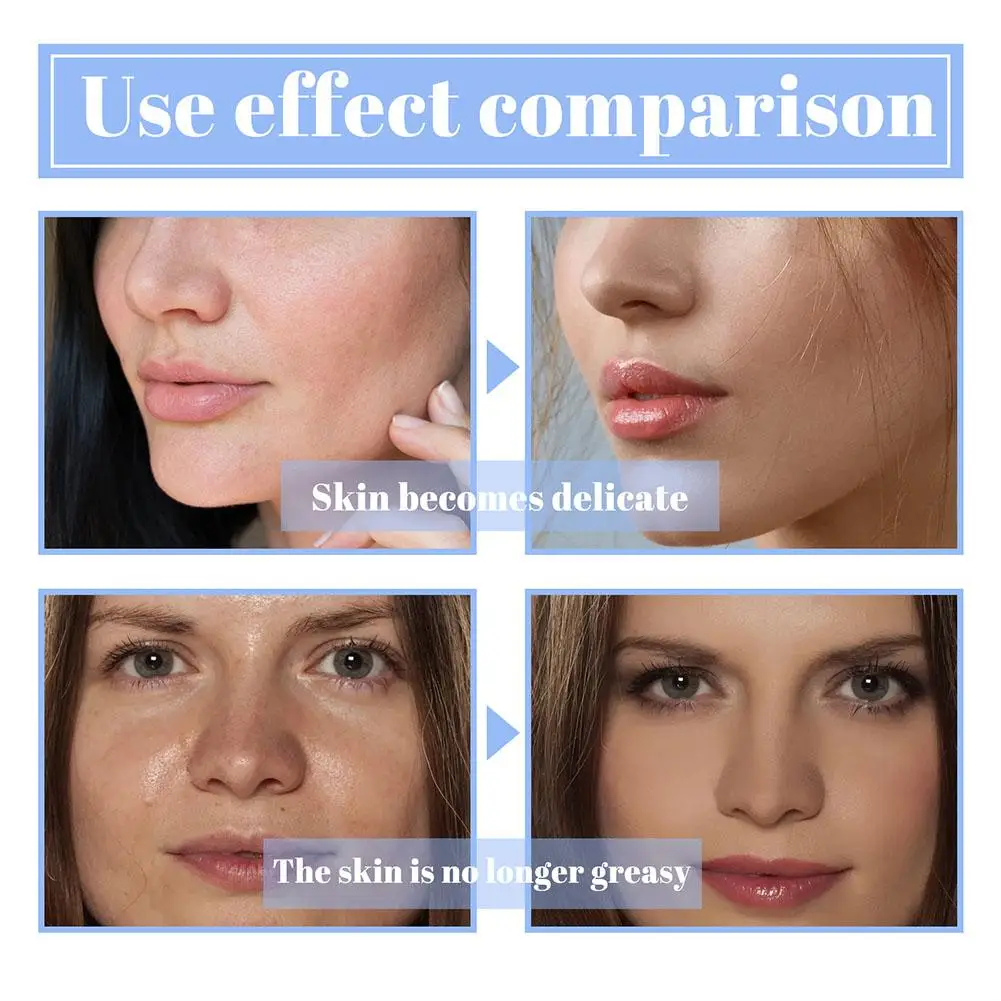 OUHOE Silk Soft Misty Powder Cake Oil Control Long-lasting Waterproof Concealer Brighten Natural Smooth Texture Face Makeup