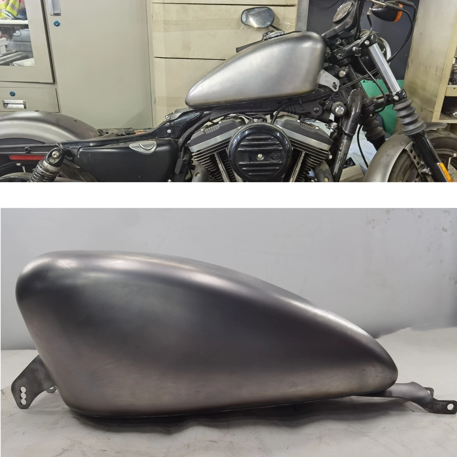 Motorcycle 13.5L Petrol Gas Fuel Tank  For Harley Davidson Sportster XL 2006-2022 XL1200 X48 883N