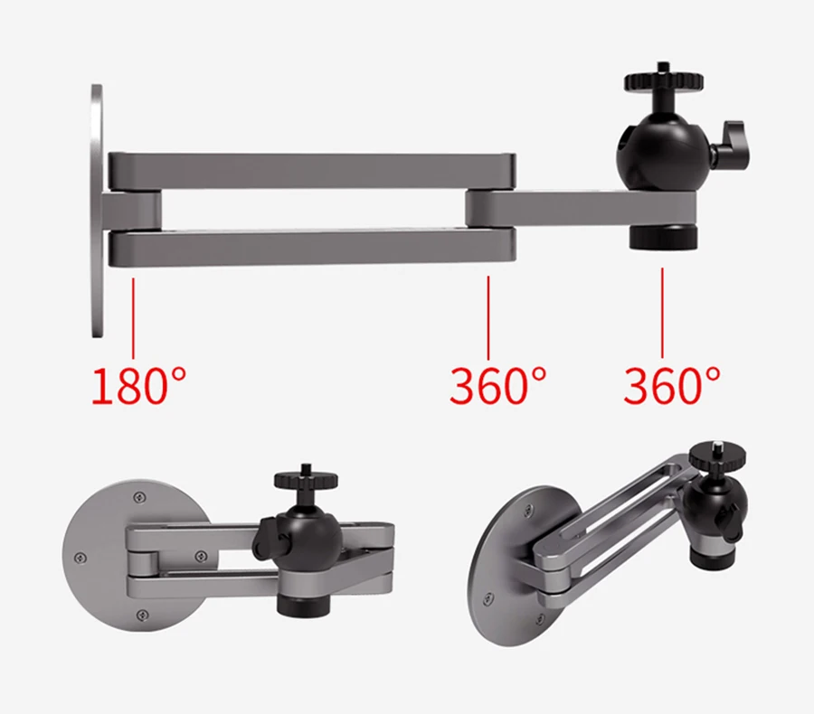Projektorständer, robuste Wandhalterung aus Aluminiumlegierung für universelle 1/4-Zoll-Schraubenlochartikel, XGIMI TD 10 kg Tragfähigkeit – Detail 4