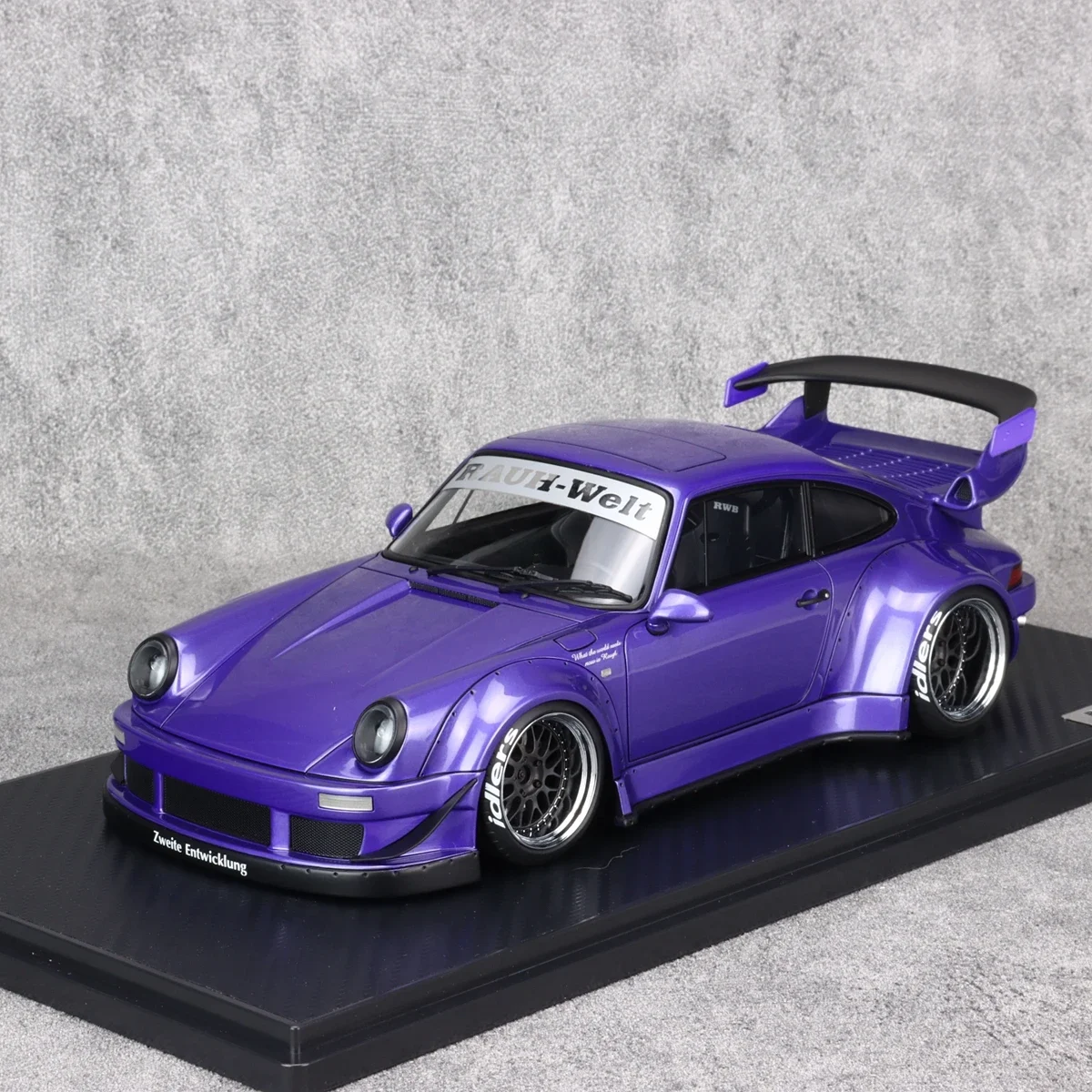 

Модель автомобиля IG 1:18 RWB 930 Purple Simulation Limited Edition из смолы и металла, статическая, коллекционная, подарок