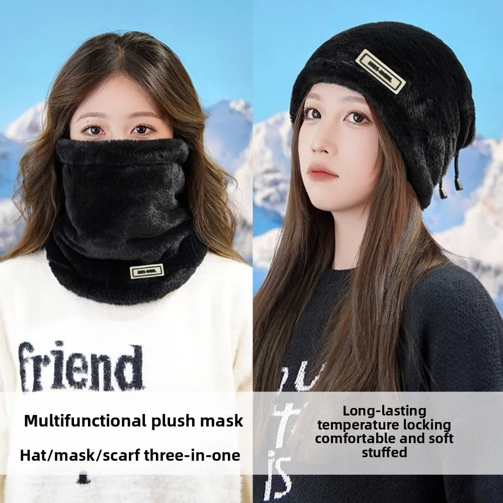 

Новый регулируемый теплый шарф, ветрозащитный коралловый флисовый чехол на шею, однотонный морозостойкий шейный платок, подарок