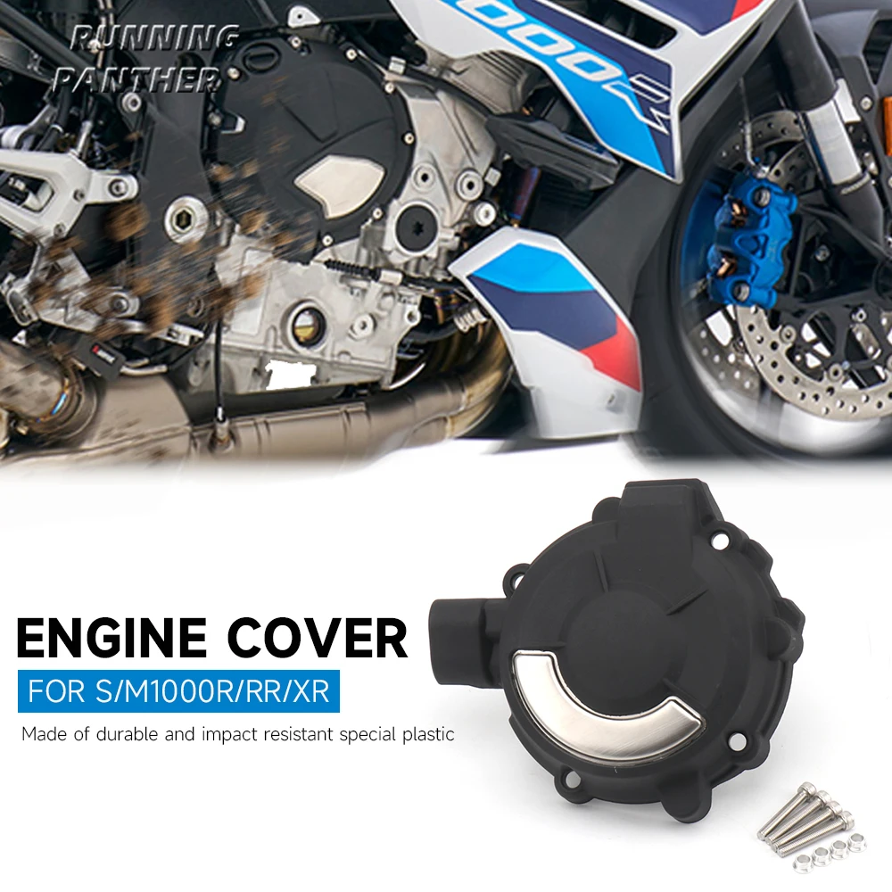 

For BMW M1000RR M1000R New Engine Protective Cover Motorcycle Left Alternator Cover Right Clutch Cap S1000RR S1000R S1000XR