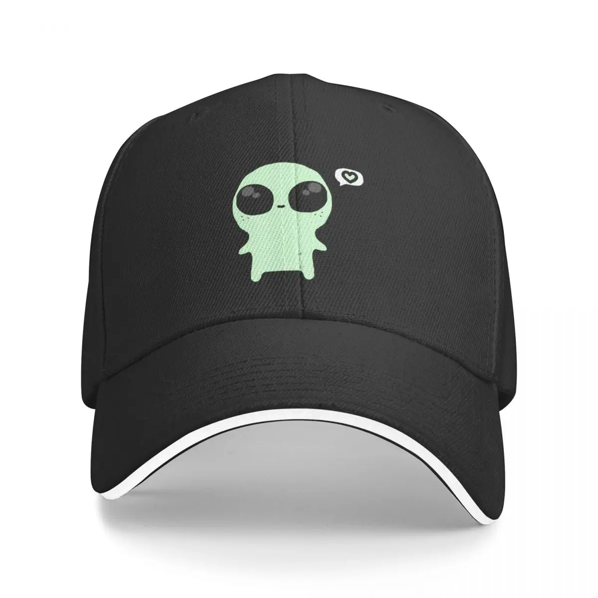 

Cute green alien Baseball Cap Golf Luxury Cap Hats For Men Women's