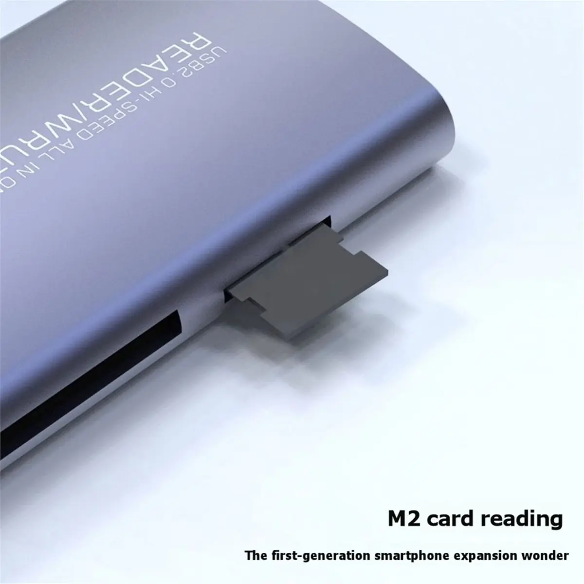 NEW FACTORY~6 in 1 USB Multifunctional Reader SD/TF/XD//M2 Memory Card Adapter for Cameras Computers High-Speed Data Transfer