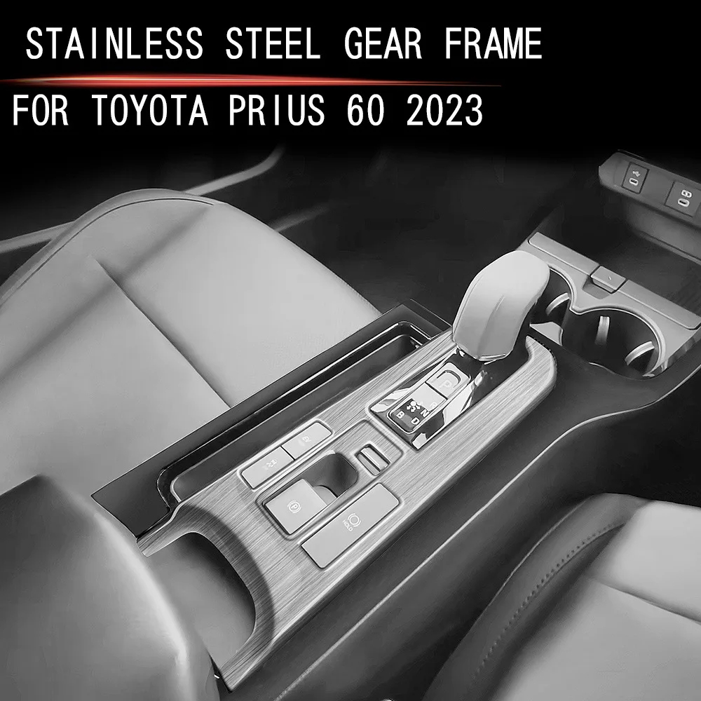 

Carbon fiber High-end Texture Car Modified Center Console Storage Box Trim Cover Panel Accessories for Toyota Prius 60 XW60 2024