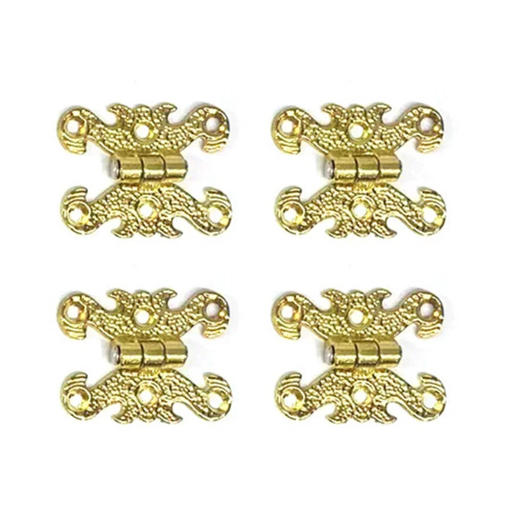 Hinges Zinc Alloy Hinge Convenient Installation Unique Vintage Design Wooden Box Hinge Furniture Hardware Accessories