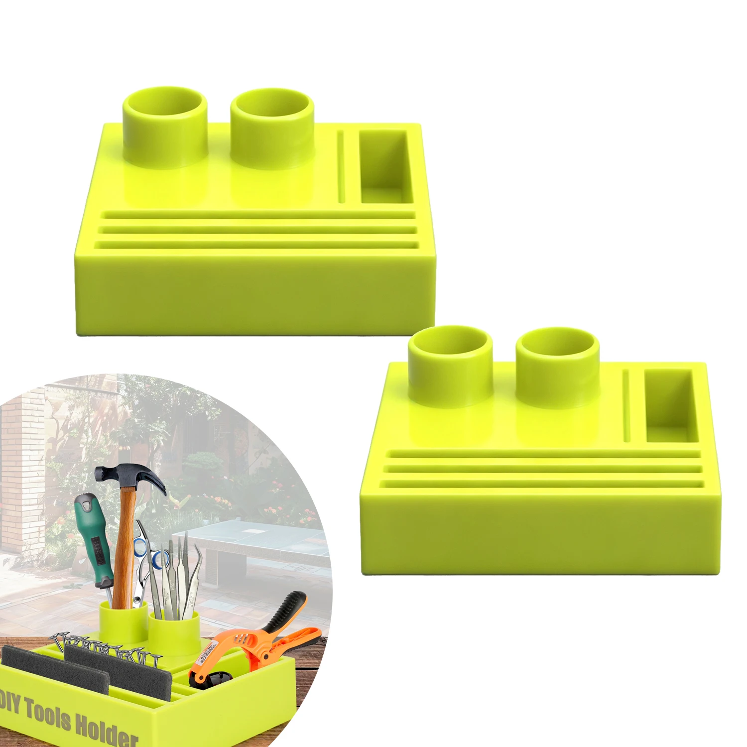 

FOSHIO Multipurpose Plastic Storage Case Tool Container For Vinyl Wrap Kit Tinting Accessories Garage Organizer Home Supplies