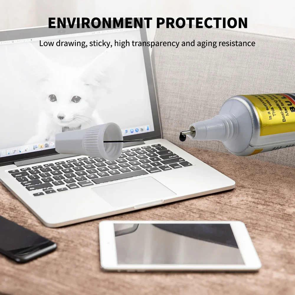 Bulaien T7000 Multi Purpose Black Contact DIY Glue 15ML 50ML 110ML Precision Applicator Tip for Mobile phone Repair  tools