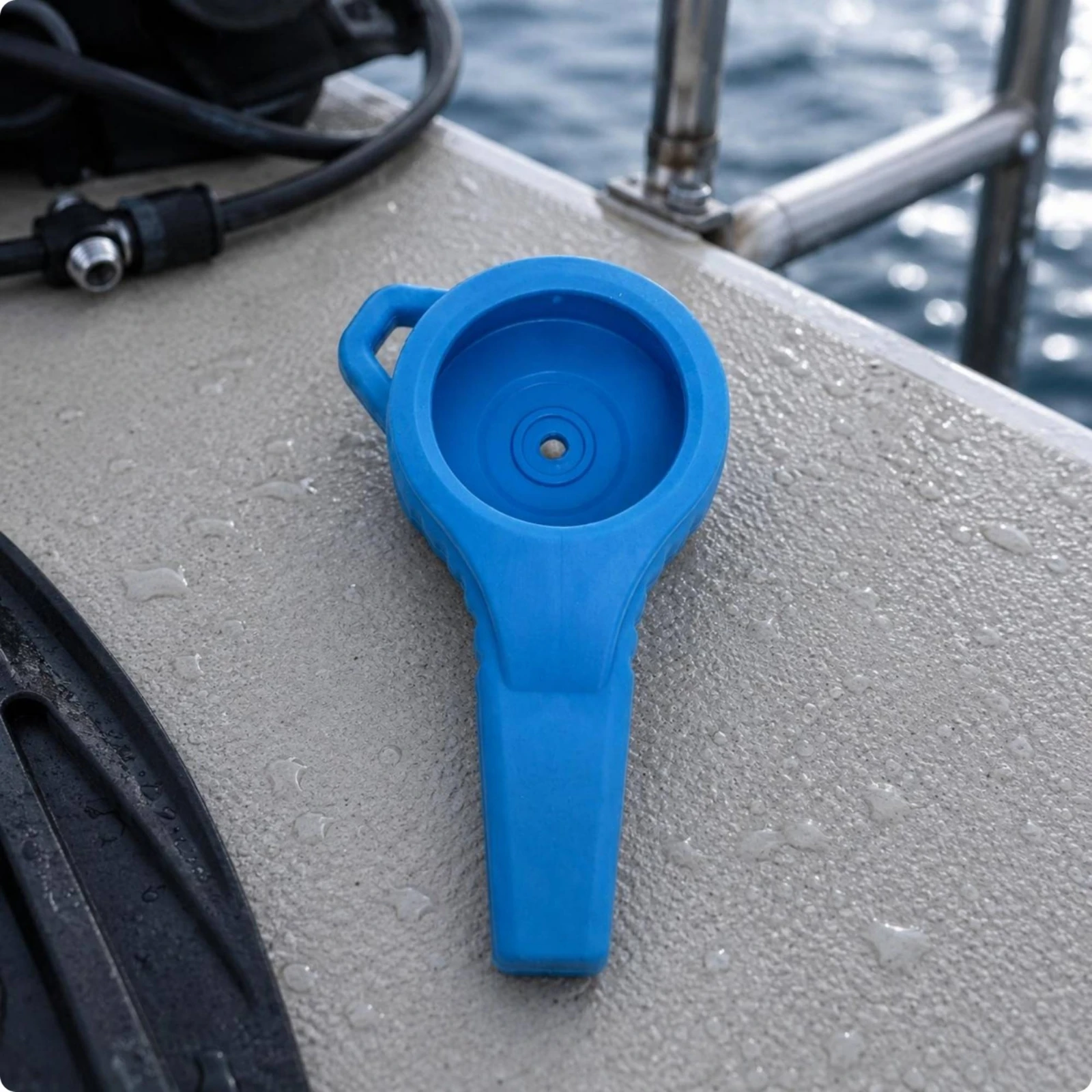 

Diving Gauge Cover Textured Grip Pressure Gauge Cover Instrument Guard Tapered Handle Water Sports Gear Loop Tab