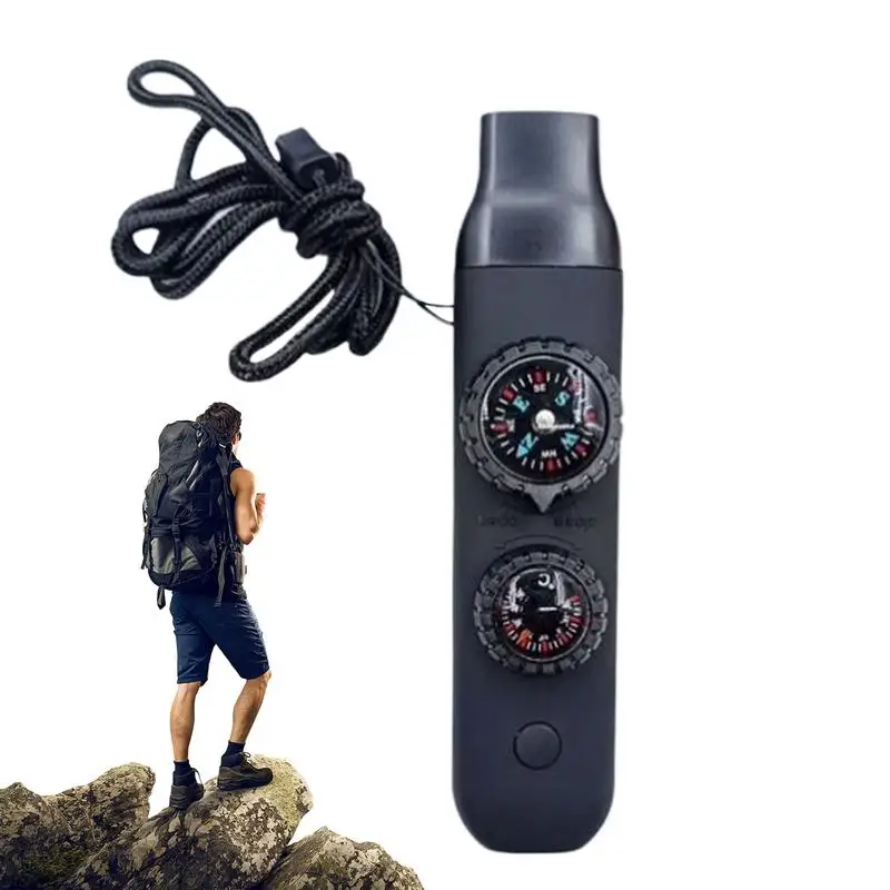 

Survival Whistle For Outdoors Outdoor Camping Loud Sound Survival Whistle Mountaineering Hiking Men Safety Gear With Temperature
