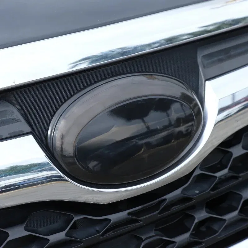 For Subaru Forester 2013-2018 ABS Blackened Car Front Rear Logo Protective Cover Trim Exterior Accessories - view 4