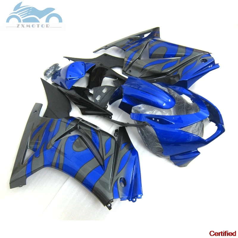 New fairings kit for Kawasaki 2008-2014 Ninja250 ZX 250R motorcycle fairing kits EX250 08 09-14 blue gray parts