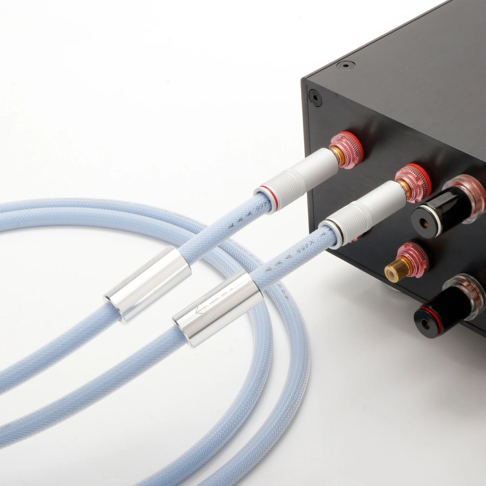 

1 Pair Gold-Plated HiFi XLR/RCA Interconnect Wires X458XR1821 5N Pure Silver Audio Cable 99.998% Ag, PTFE Insulation