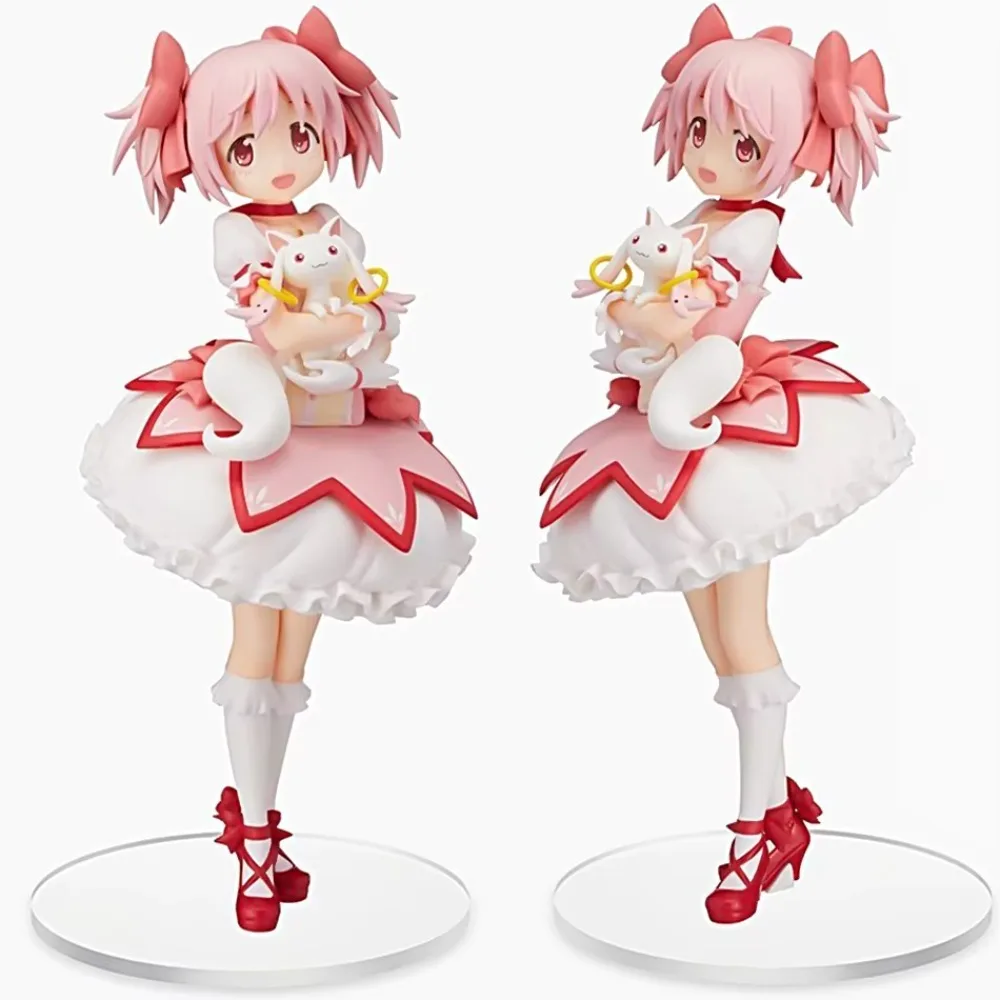 Figurine de dessin animé Magikano Puella Magi Madoka Magica, 18cm, modèle de poupée en PVC, décoration de bureau, Figurine d'action, jouets de collection, cadeaux pour enfants