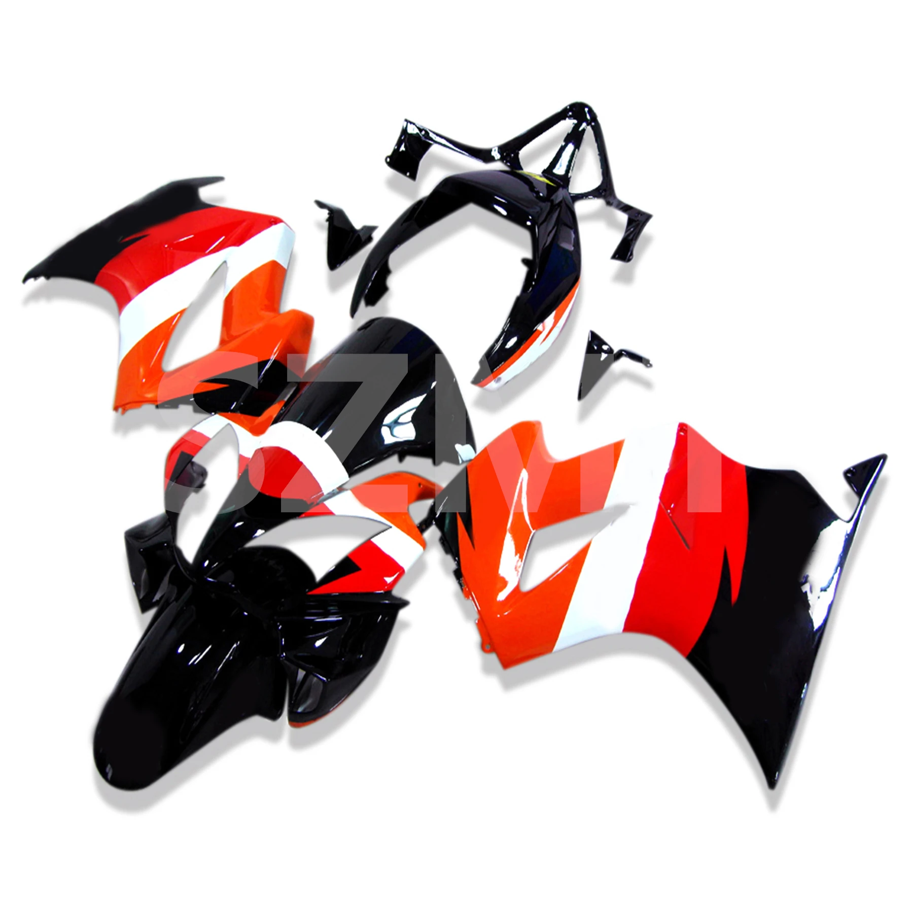 

ABS Motorcycle Injection Mold Fairings Kit Fit For HONDA VFR800 02 03 04 05 06 07 08 09 10 11 12 VFR 800 Bodywork Fairing Orange