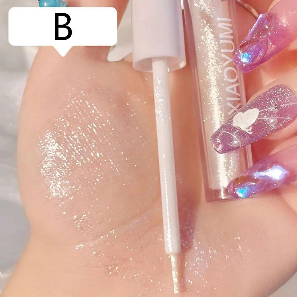 1Pc Liquid Eyeshadow Shimmering Glitter Waterproof Eyeshadow Eyeliner Beauty Eye Eyeliner Makeup Tools Shimmering Party U0W5