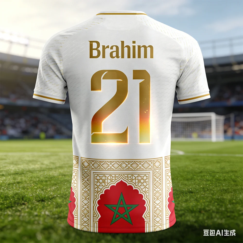 Brahim #21 AI-Generated Soccer Fan Jersey