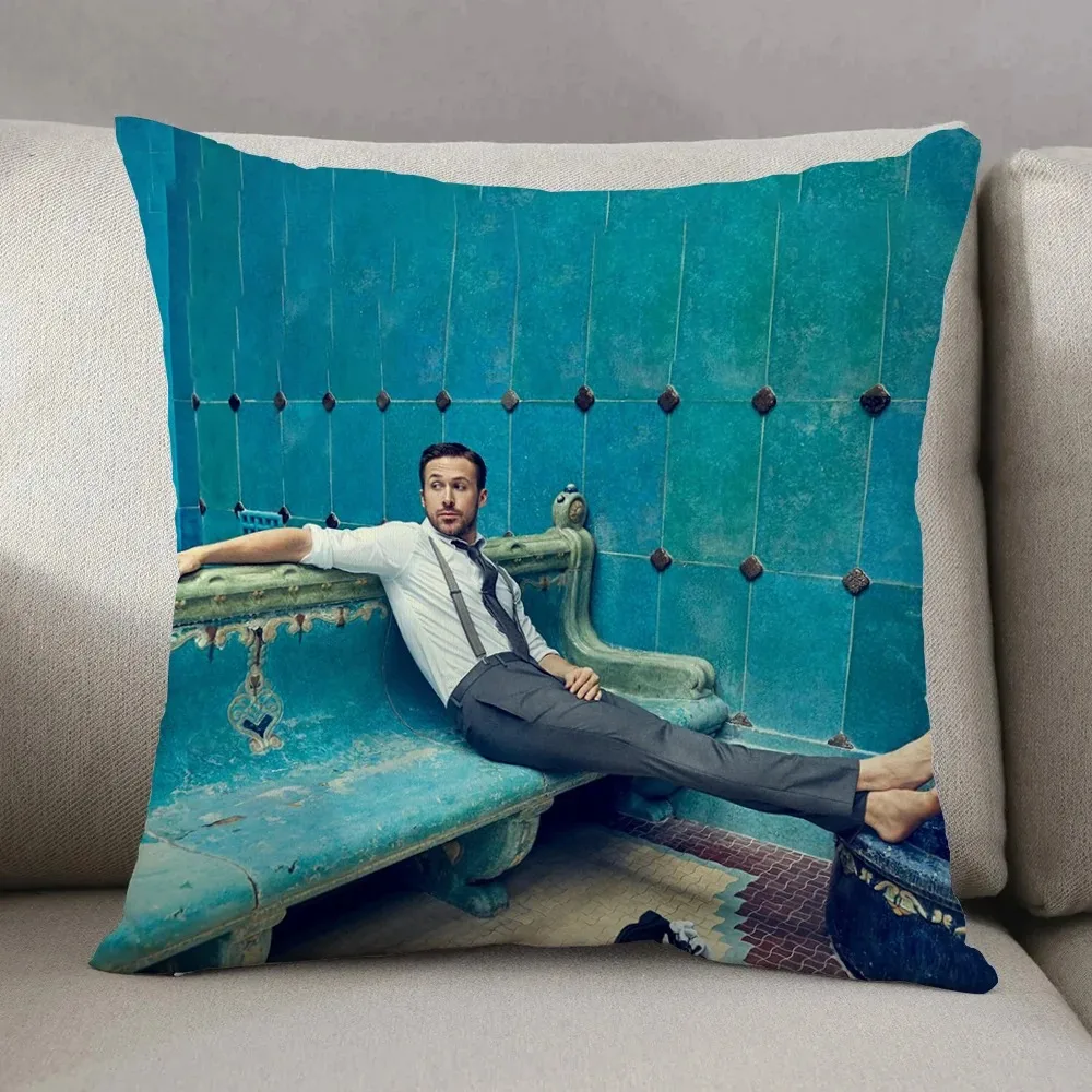 Decorative Cushion Cover for Pillow R-ryan GoslingS Double-sided Printing High Quality Luxury Cushion Cover Home Decoration