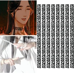 Anime Tian Guan Ci Fu Xie Lian Cosplay Tattoo Heaven Official’s Blessing Waterproof Wrist Neck Temporary Sticker Prop Accessory