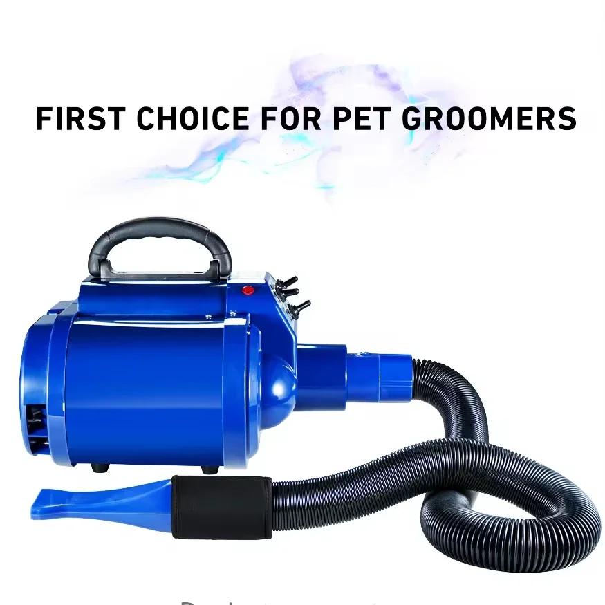 3400W Pet Powerful Double Motor Pet Dryers 3 Meters Air Hose Dog Wash Wall Mount Dog Dryer Blower