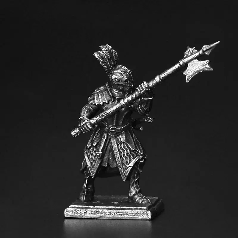 Metal Military Guard The Holy Grail Buzzer Armor Samurai Statuette Figure Soldiers Model Statue DIY Miniature Decoration Crafts