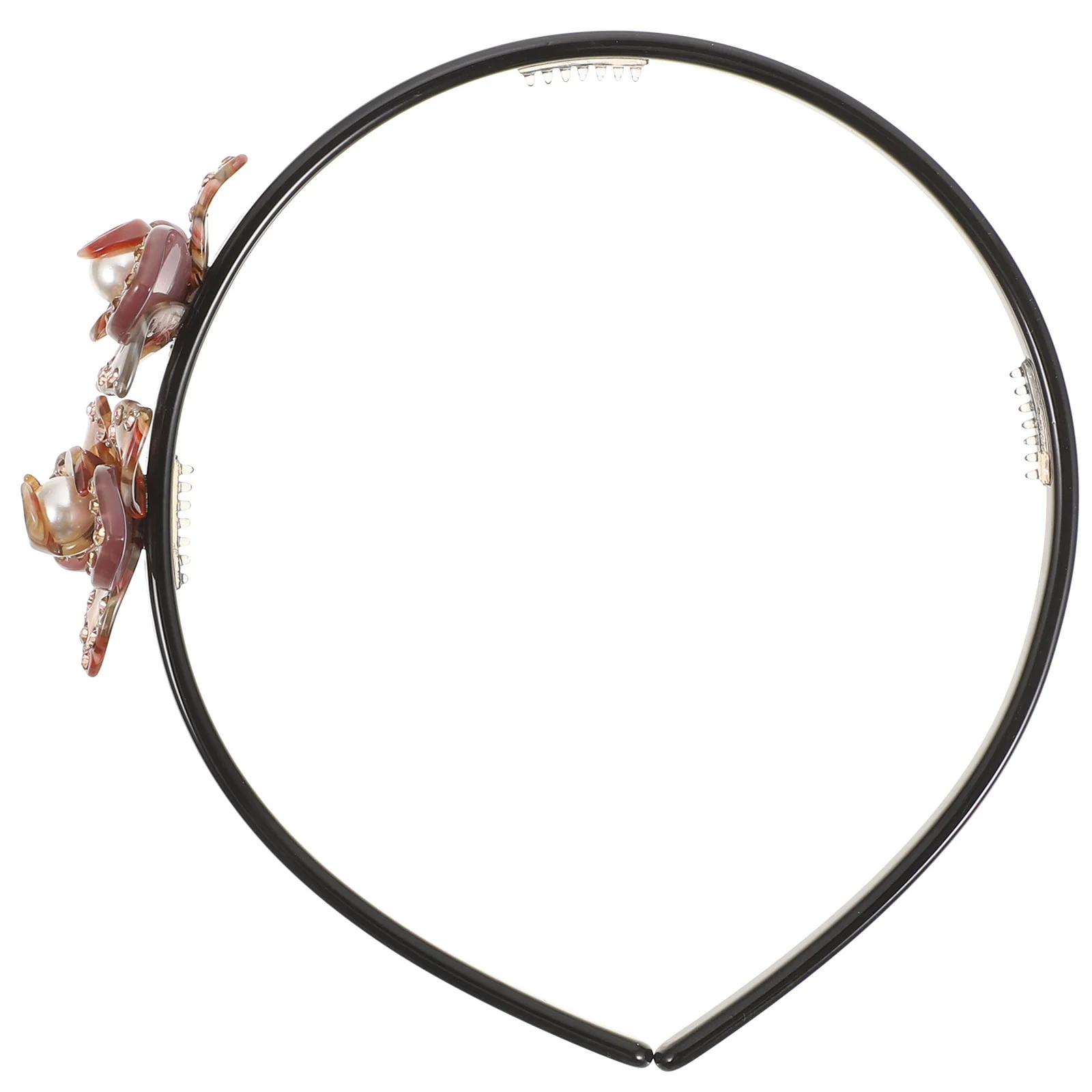 

Elegant Rhinestone Flower Headband Women Party Daily Stylish Hair Accessories Fashionable Decorations Comfortable Size Moderate