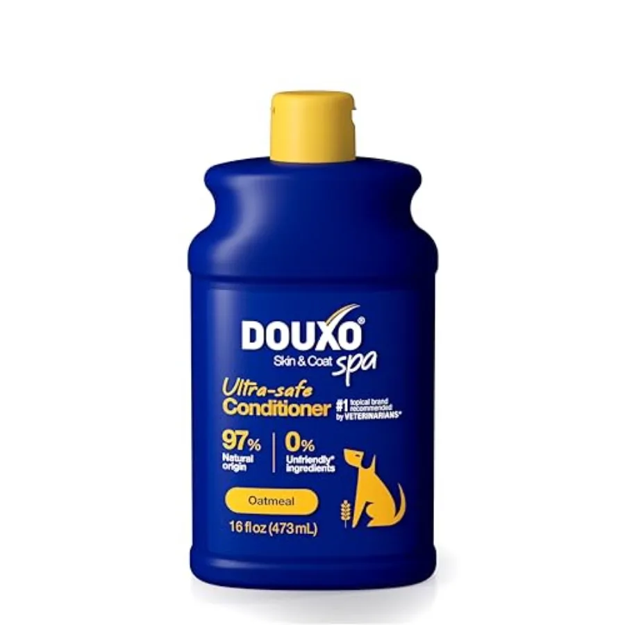 ® Skin and Coat SPA - Ultra-Safe Oatmeal Dog Conditioner, 16 fl oz, Safely Detangles, Moisturizes, Leaves The Coat Soft, Silky