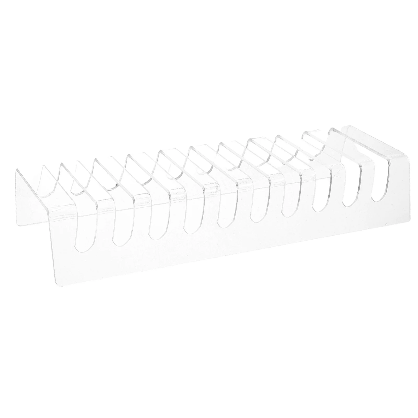 Portable Acrylic Phone Holder Stand for Desk Classroom Use Clear Multi Device Organizer Rack Charging Station Display Accessory