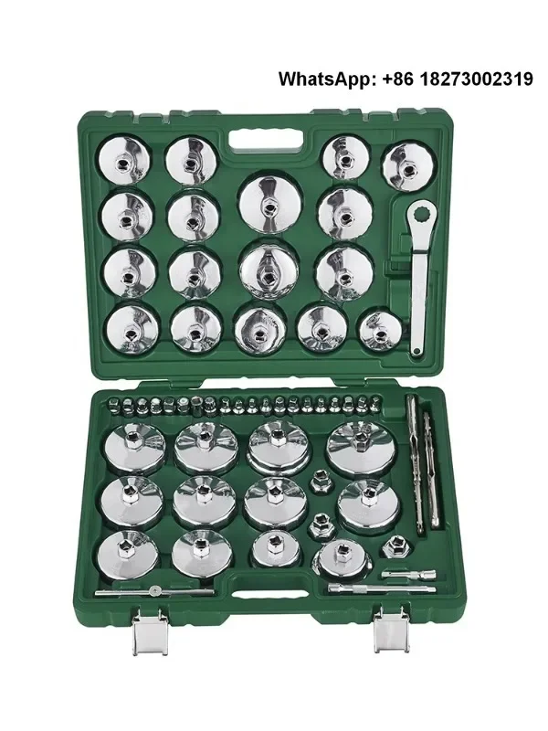 

Special wrench cap for oil filter element, universal tool set for disassembly and assembly of oil grid filter