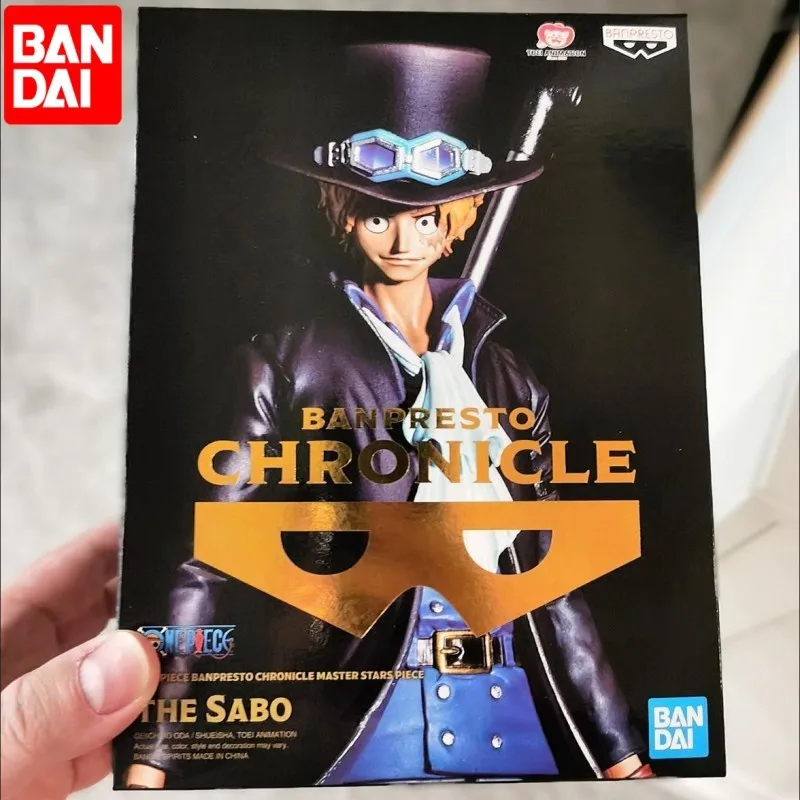 Banpresto Chronicle The Sabo figura modelo Bandai, modelo de Pvc genuino de Japón, muñeca de una pieza, colección de juguetes, regalo para niños